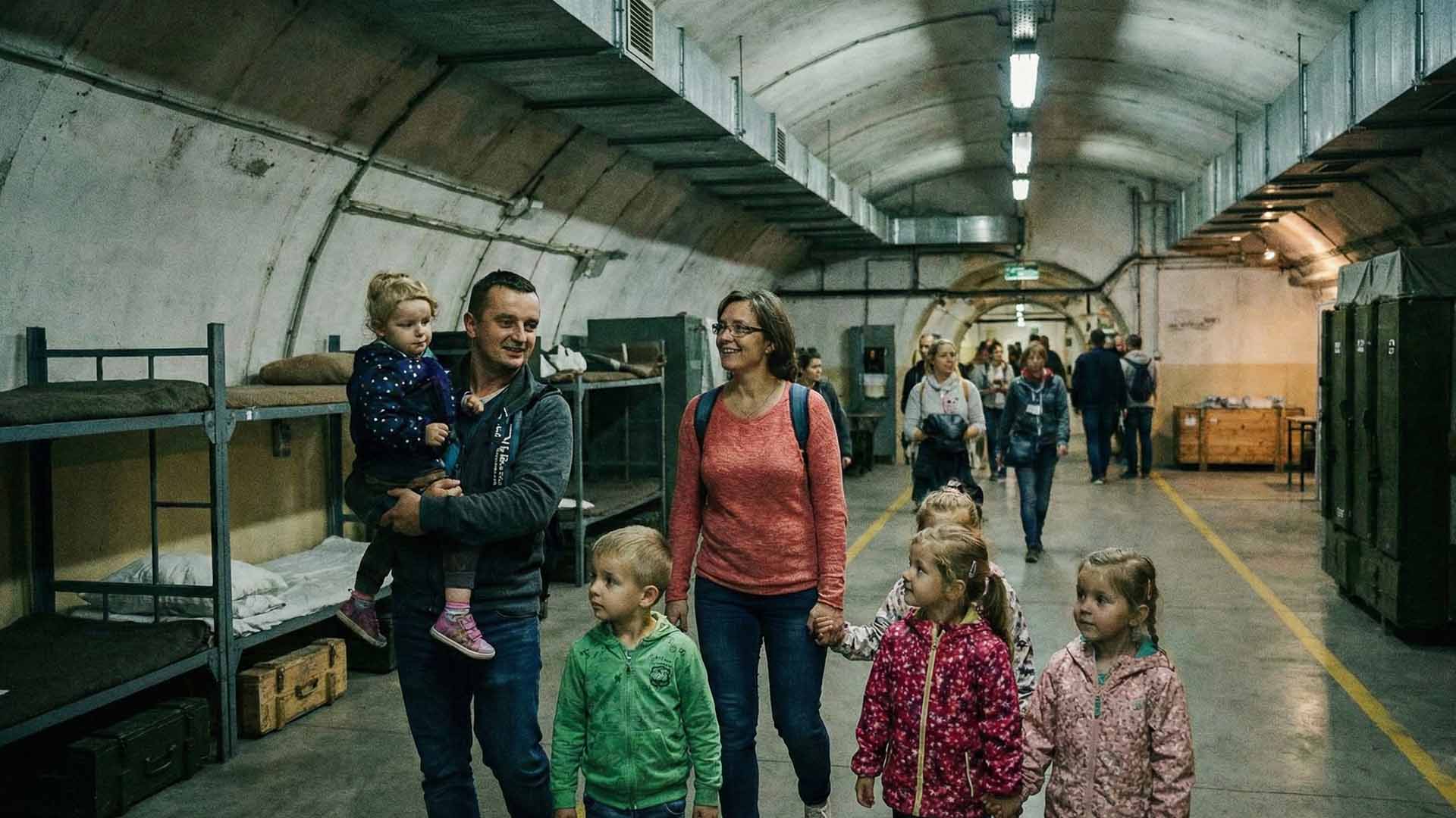 Tło konferencji Bezpieczny Polak – kadr nawiązujący do bezpieczeństwa i współpracy